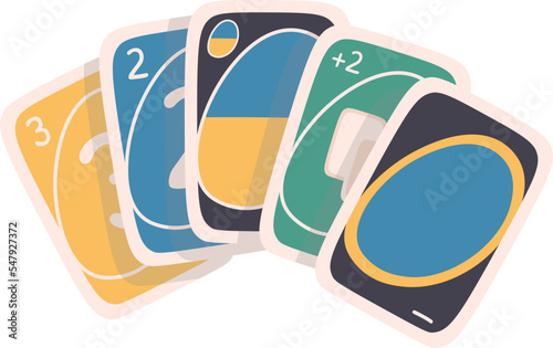 Cards flat icon Board game Entertainment