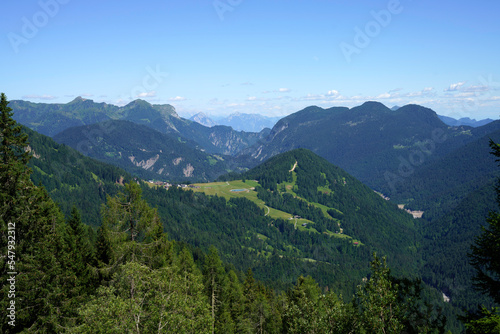 Mountain landscape near Sauris, Friuli-Venezia Giulia