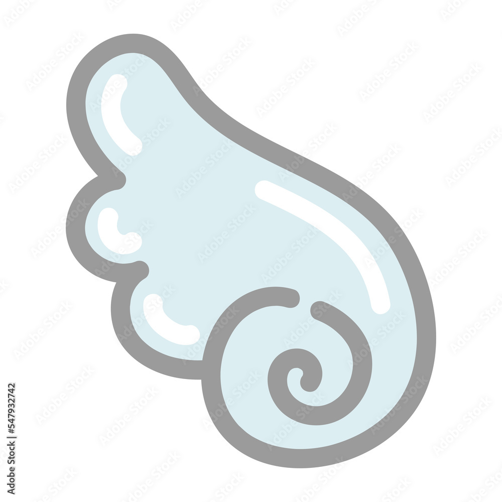 Cute doodle angel wing decoration Cute doodle angel wing decoration