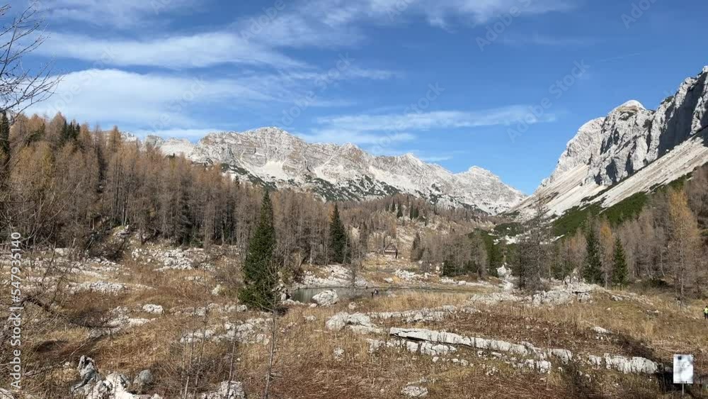 Seven Triglav lakes trail in Slovenia landscape Seven Triglav lakes trail in Slovenia landscape
