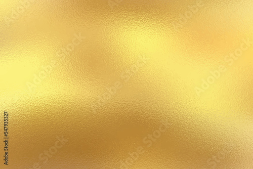 gold foil leaf texture, golden background with glass effect vector illustration for prints, cmyk color mode