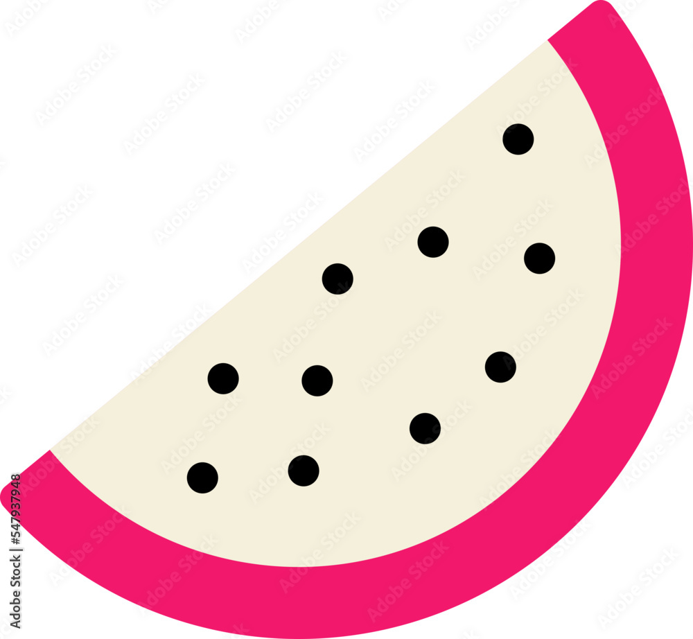 Dragon fruit sliced half cut colorful style Dragon fruit sliced half cut colorful style