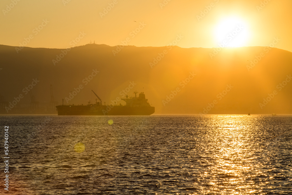 Gibraltar bei Sonnenuntergang