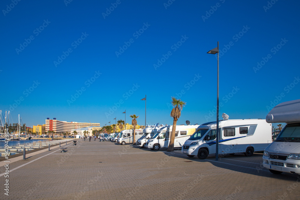 Gibraltar Spanien Reisemobilstellplatz