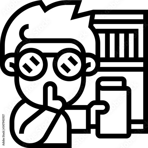 librarian icon
