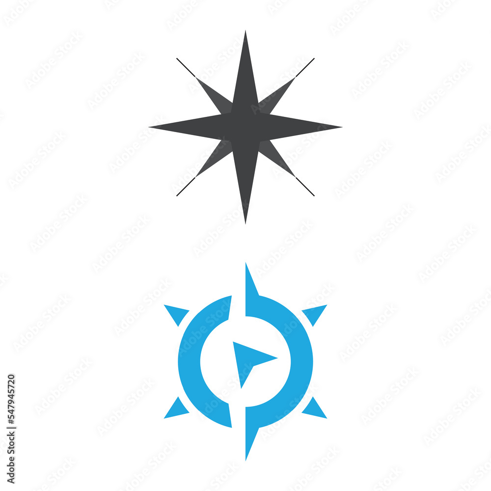 Compass Logo Template vector icon illustration design Compass Logo Template vector icon illustration design