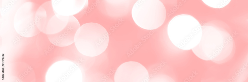 Blurred lights pink background, banner texture. Abstract bokeh with soft light header. Wide screen wallpaper. Panoramic web banner with copy space for design Blurred lights pink background, banner texture. Abstract bokeh with soft light header. Wide screen wallpaper. Panoramic web banner with copy space for design