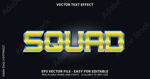 modern bold editable text effect