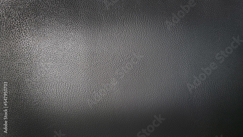 Black genuine leather texture background. Natural skin leather with texture design pattern