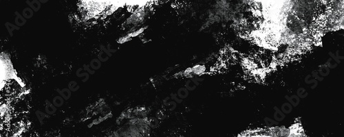 Grunge vintage black background template. Ink paint brush texture.