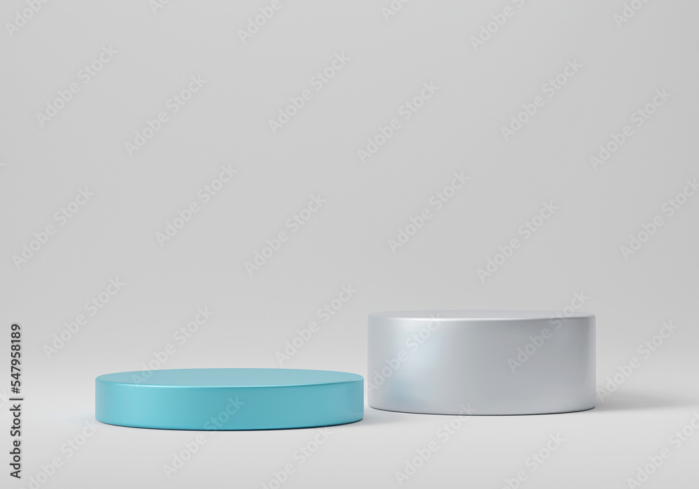Minimal 3d rendering scene with composition empty pastel cylinder creative pedestal podium for product and abstract background. platforms for cosmetic illustration mock up geometric shape white color. Minimal 3d rendering scene with composition empty pastel cylinder creative pedestal podium for product and abstract background. platforms for cosmetic illustration mock up geometric shape white color.