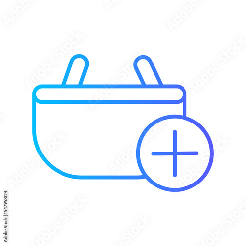 add to cart gradient icon