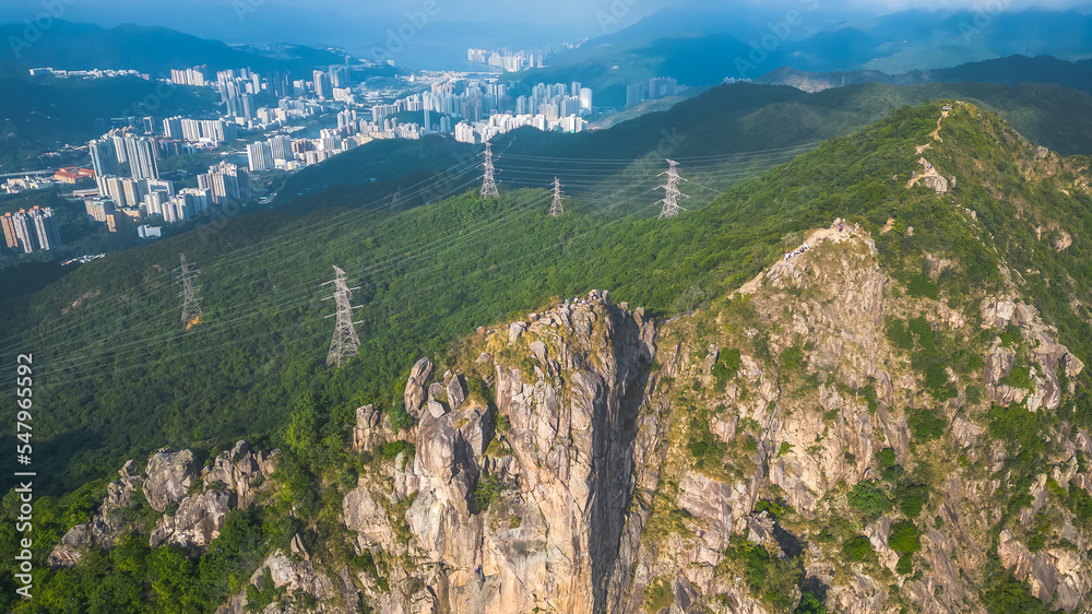 16 Nov 2022 The Landscape of Lion rock mountain, Hong Kong