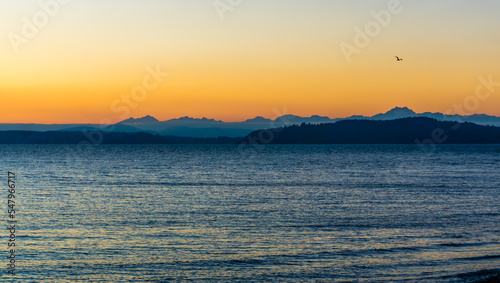 Puget Sound Mountain Sunset 10