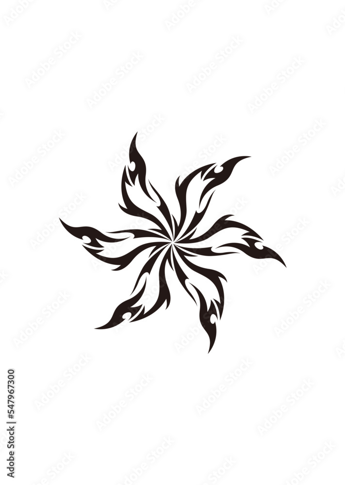 トライバル フラワー