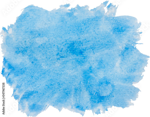 blue watercolor paint stroke background © Achira22