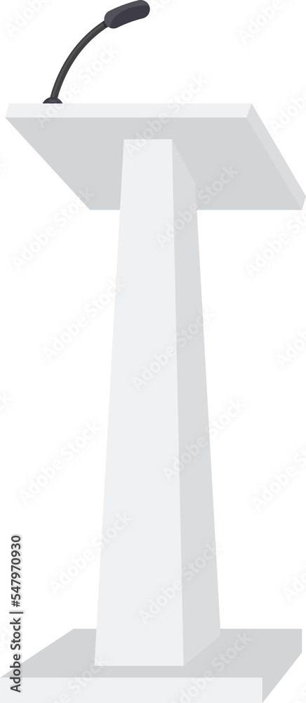 Speech podium stand. Speech podium stand.