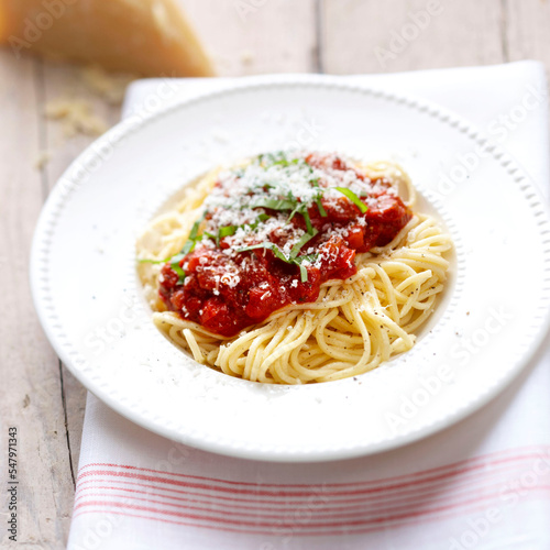 Spaghetti Tomato sauce