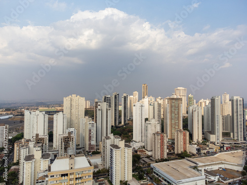 Average city with lots of buildings and rain coming after months © Rodrigo