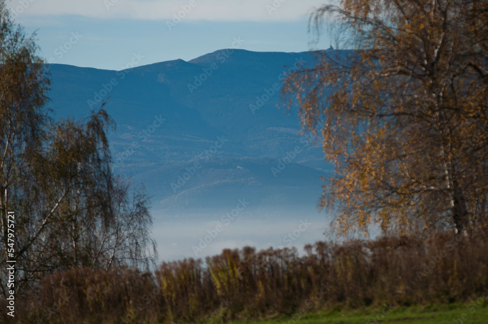 śnieżka, karkonosze, lasy, widoki, krajobraz, jesień, w górach śnieżka, karkonosze, lasy, widoki, krajobraz, jesień, w górach