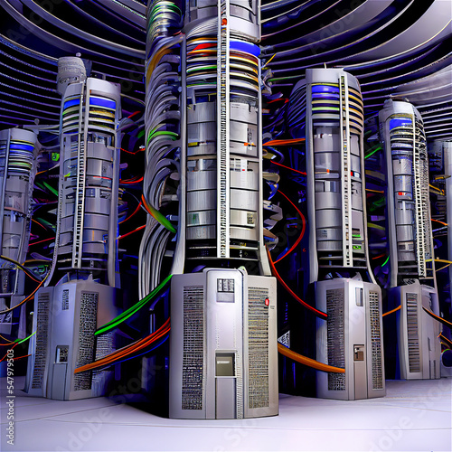 Futuristic data center