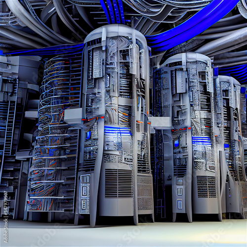 Futuristic data center