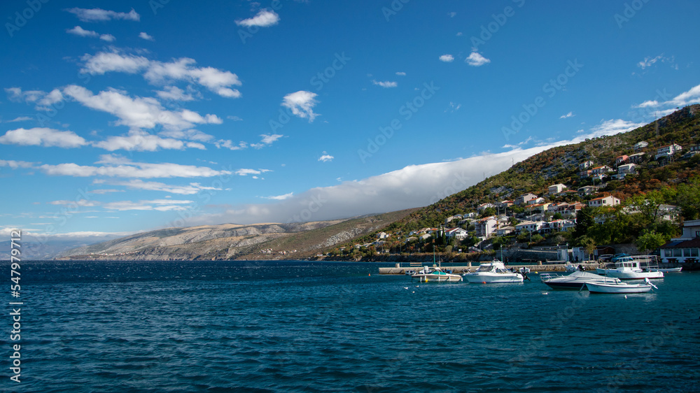 A view of Croatian coast in Sveti Juraj.