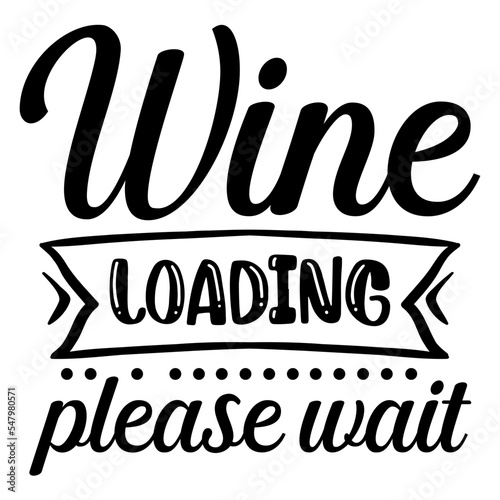 wine loading please wait svg