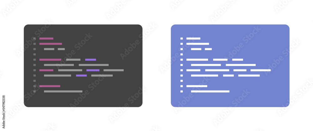 Code programming php on screen icon vector, html php source script pictogram graphic, python or javascript web language editor illustrated, frontend software language development app image
