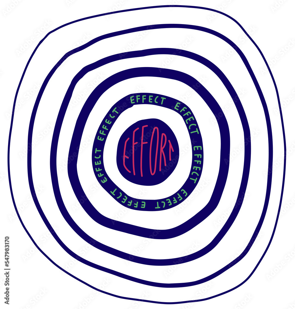 Playful vector depiction of a leverage point and trigger effect Stock