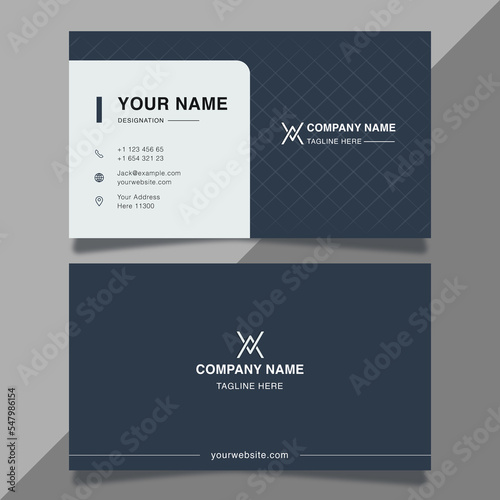 Modern and luxury business card template professional