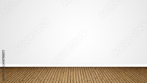 Canvas Print Conceptual vintage or grungy brown background of natural wood or wooden old texture floor as a retro pattern layout on white