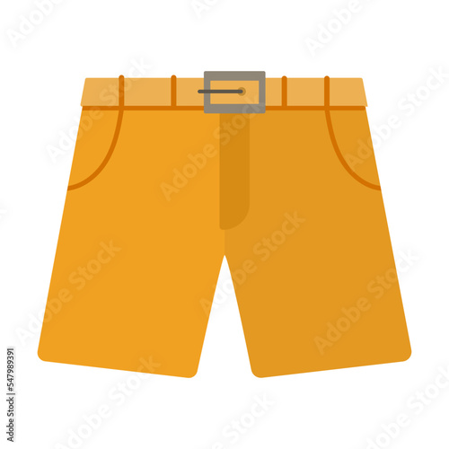 Colorful clothes for men. Cartoon vector illustration. Male garments as pants, jeans. Fashion concept