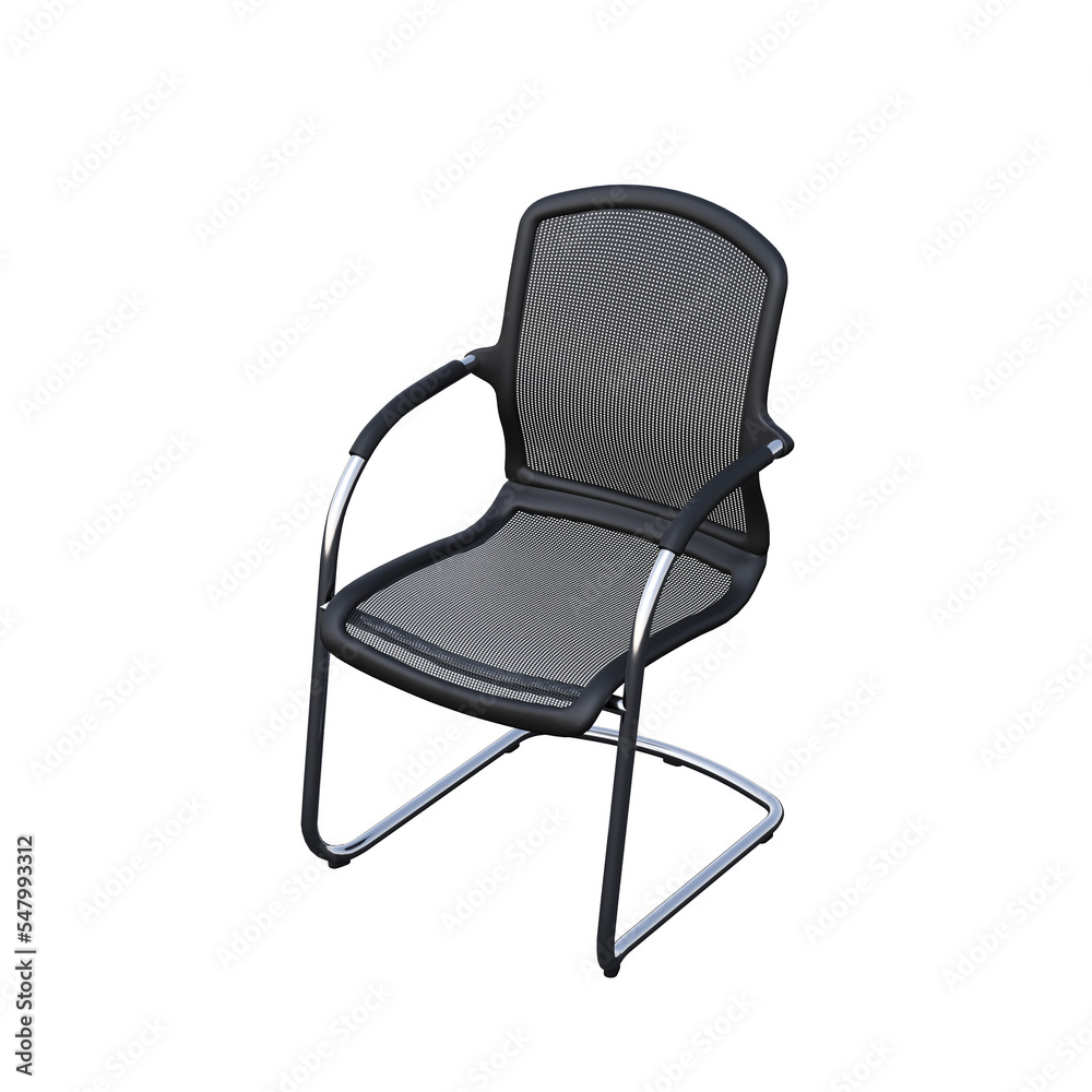 office chair isolate on a transparent background, interior furniture, 3D illustration, cg render office chair isolate on a transparent background, interior furniture, 3D illustration, cg render