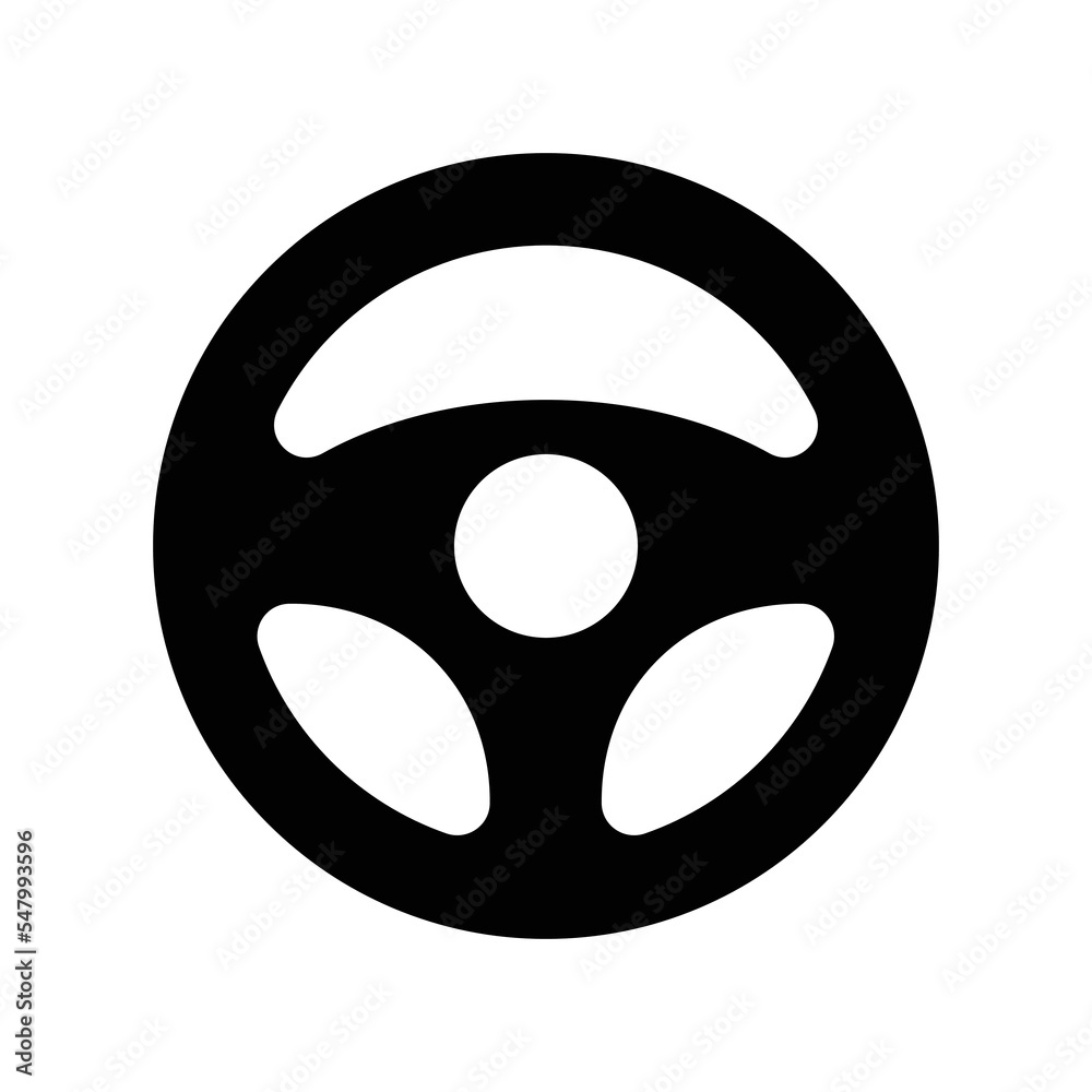 Steering wheel icon vector design template Steering wheel icon vector design template