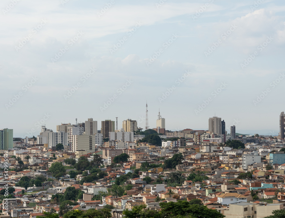 A cidade de Varginha, sul de Minas Gerais, Brasil