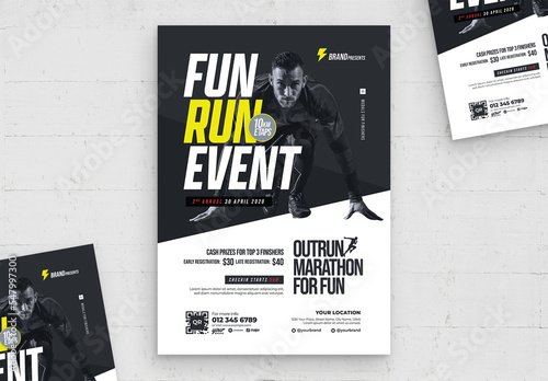 Running Events Flyer Template