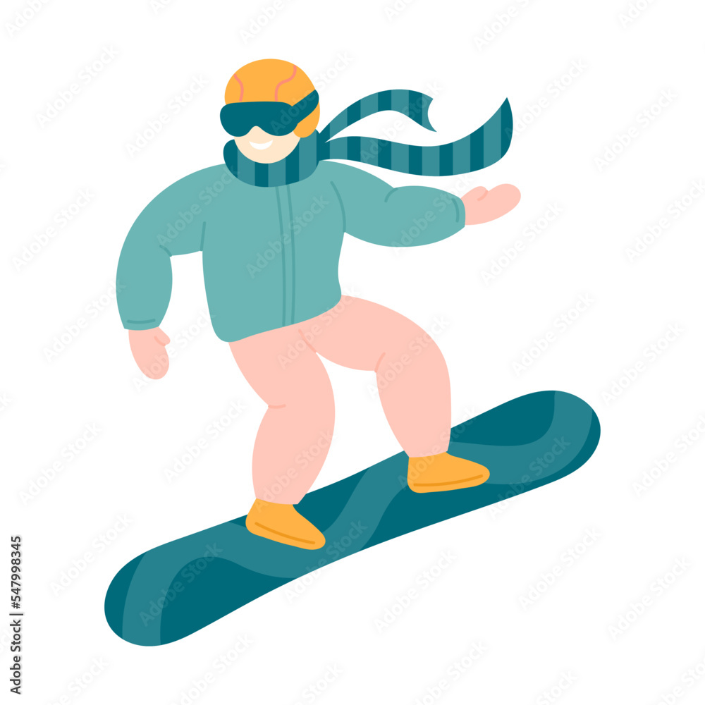 Active man snowboarding. Illustration of snowboarder jumping in action pose isolated on white. Winter extreme sport Active man snowboarding. Illustration of snowboarder jumping in action pose isolated on white. Winter extreme sport