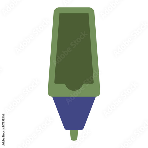 highlight pen flat icon