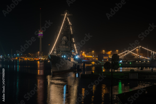 Weihnachten im Hafen Wilhelmshaven