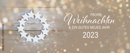 Weihnachtskarte - Frohe Wei...