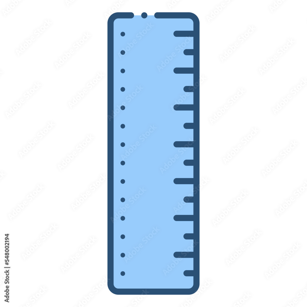 ruler blue icon ruler blue icon