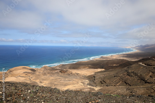 View from the viewpoint of Cofete in Fuerteventura 