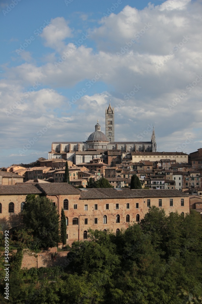 Italy, Tuscany: View of Duomo of Siena.