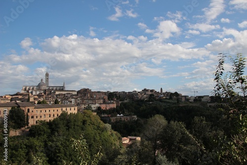 Italy, Tuscany: View of Duomo of Siena.