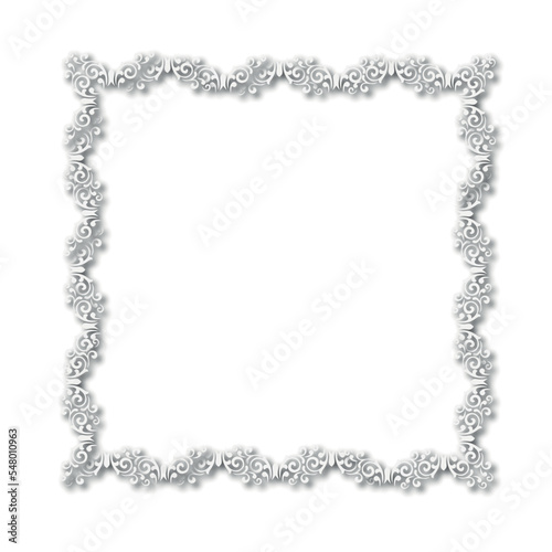 Frame, in the style of an ornament, Vector illustration eps 10, Art. 