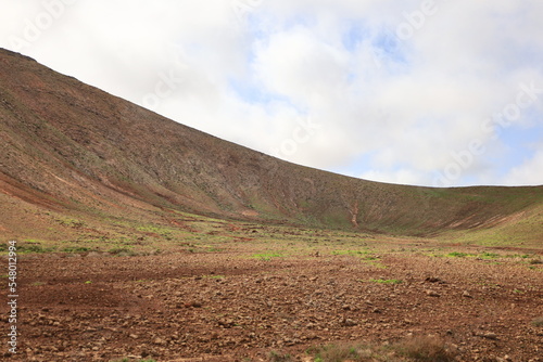 View on volcanes de Bayuyo to Fuerteventura 