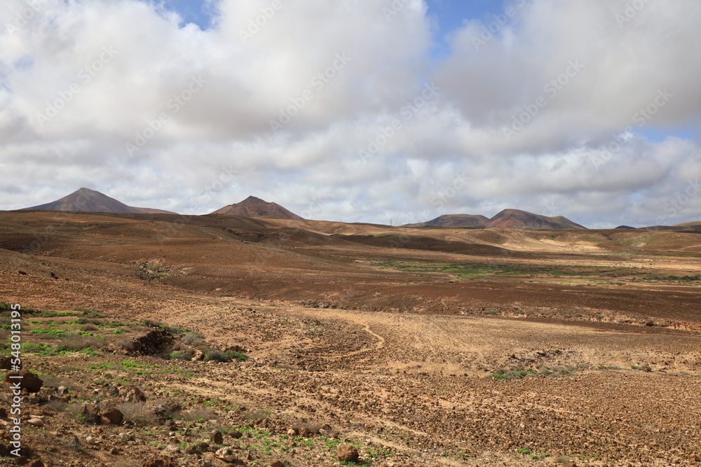 view on volcanes de Bayuyo to Fuerteventura
