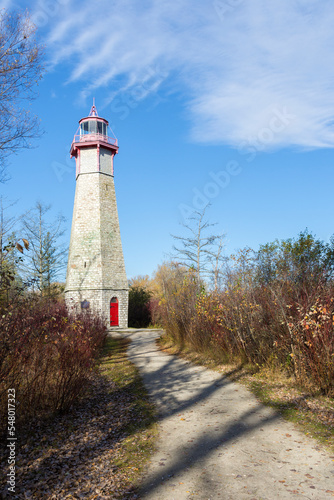 Gibraltar Point lighthouse in Toronto Islands, Ontario, Canada