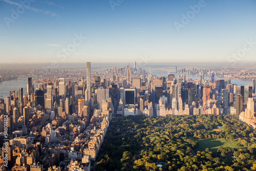 Central Park New York City Manhattan Aerial